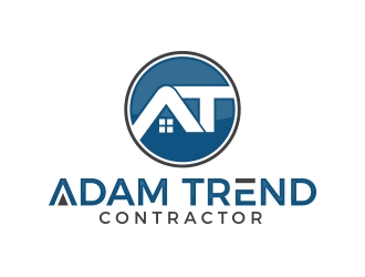 Adam Trend, Contractor logo design by MarkindDesign