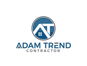 Adam Trend, Contractor logo design by MarkindDesign