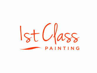 1st Class Painting logo design by santrie