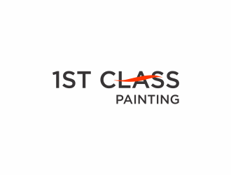 1st Class Painting logo design by santrie