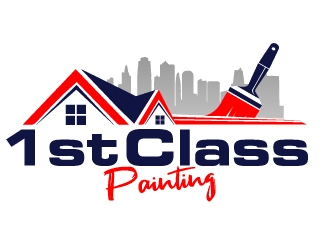 1st Class Painting logo design by ElonStark