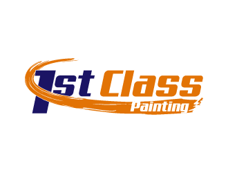 1st Class Painting logo design by fastsev