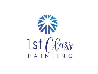 1st Class Painting logo design by Suvendu