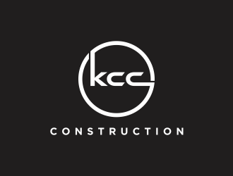 KCC Construction  logo design by santrie