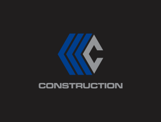 KCC Construction  logo design by santrie