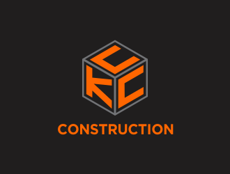 KCC Construction  logo design by santrie