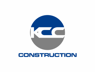 KCC Construction  logo design by santrie