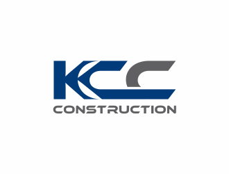 KCC Construction  logo design by santrie