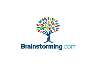 Brainstorming.com logo design by Marianne