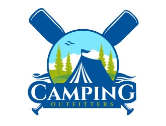 Camping Outfitters logo design by Suvendu
