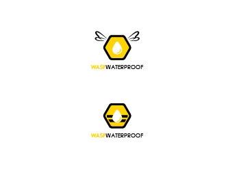 WASP WATERPROOFING logo design by Riyanworks