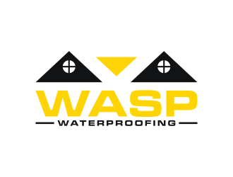 WASP WATERPROOFING logo design by BlessedArt