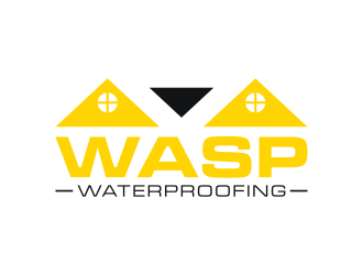 WASP WATERPROOFING logo design by BlessedArt