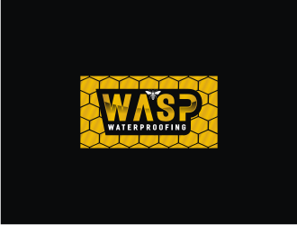 WASP WATERPROOFING logo design by bricton