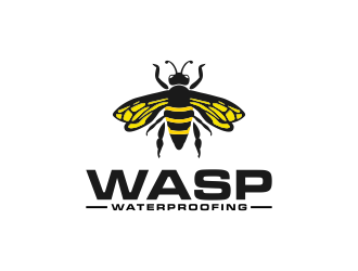 WASP WATERPROOFING logo design by BlessedArt