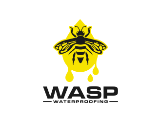 WASP WATERPROOFING logo design by BlessedArt