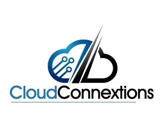 CloudConnextions.com logo design by Dawnxisoul393
