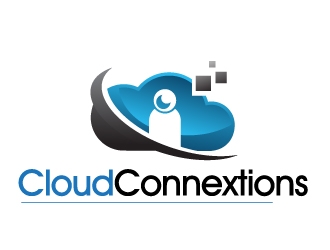 CloudConnextions.com logo design by Dawnxisoul393
