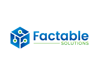 Factable Solutions logo design by lexipej