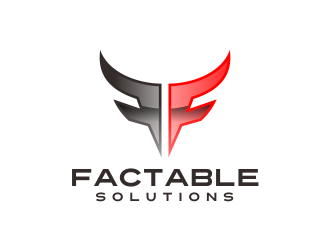 Factable Solutions logo design by AisRafa