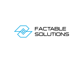 Factable Solutions logo design by DiDdzin