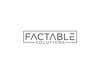 Factable Solutions logo design by narnia