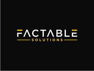 Factable Solutions logo design by bricton