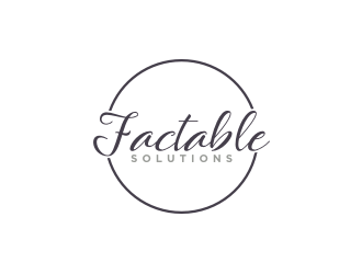 Factable Solutions logo design by bricton
