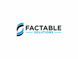 Factable Solutions logo design by santrie