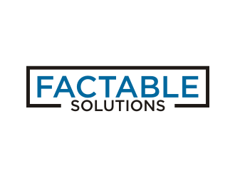 Factable Solutions logo design by rief