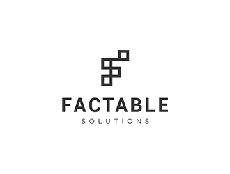 Factable Solutions logo design by blackcane