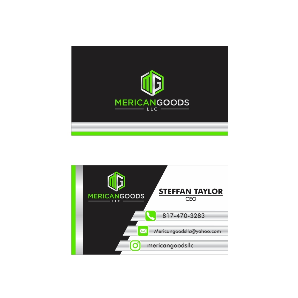 MericanGoods LLC logo design by rizuki