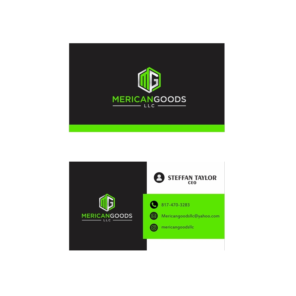 MericanGoods LLC logo design by rizuki