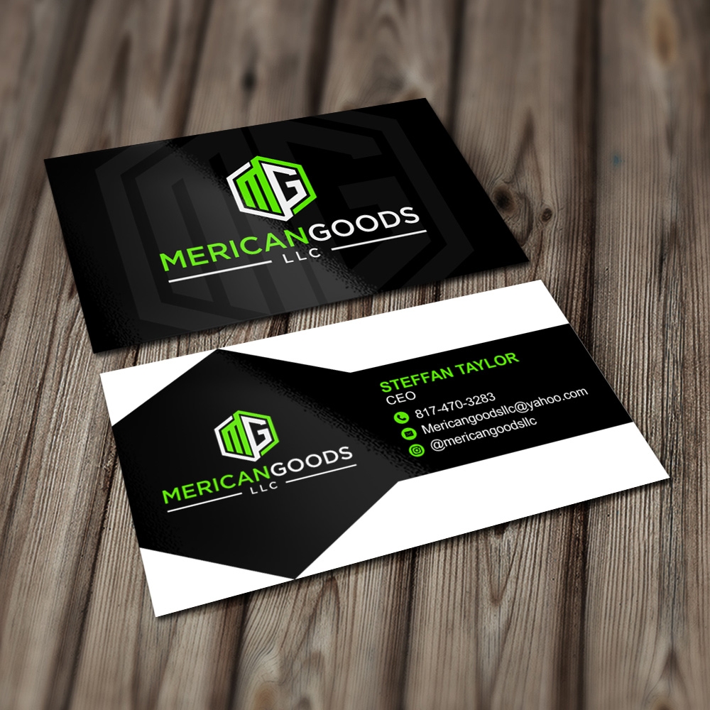 MericanGoods LLC logo design by Kindo