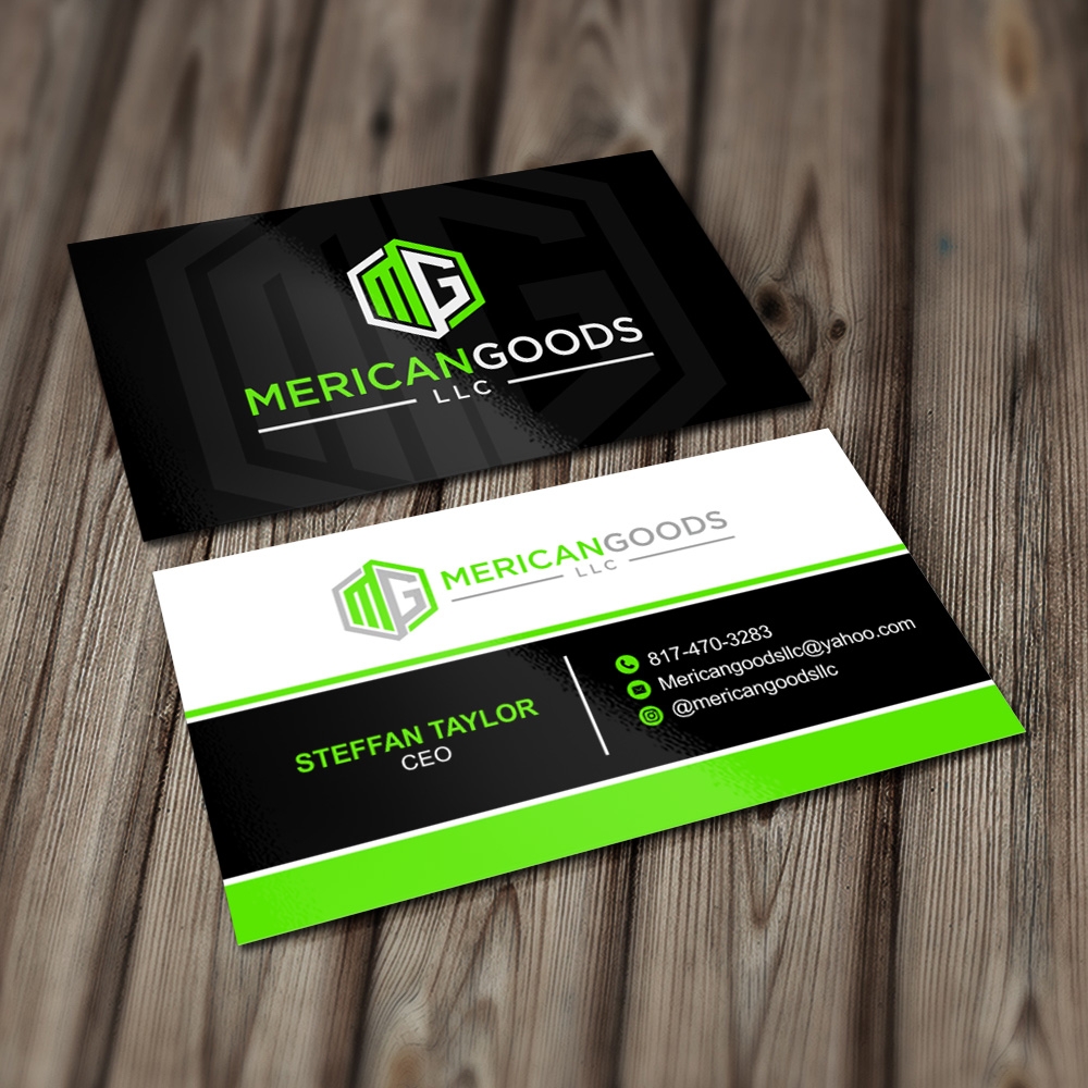 MericanGoods LLC logo design by Kindo