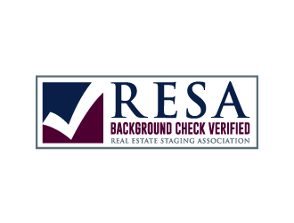 RESA Background Check Verified  logo design by denfransko