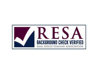 RESA Background Check Verified  logo design by denfransko