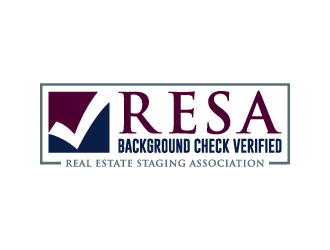 RESA Background Check Verified  logo design by denfransko