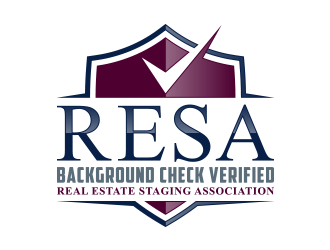 RESA Background Check Verified  logo design by lexipej