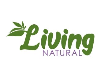Living Natural logo design by fawadyk