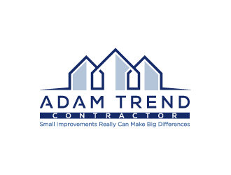 Adam Trend, Contractor logo design by pencilhand