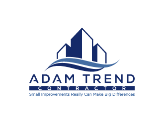 Adam Trend, Contractor logo design by pencilhand