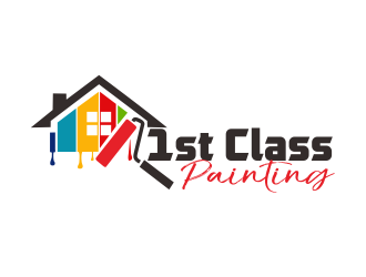 1st Class Painting logo design by bosbejo