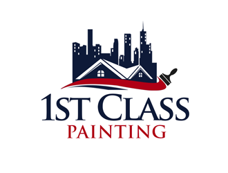 1st Class Painting logo design by kunejo