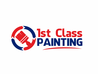 1st Class Painting logo design by serprimero