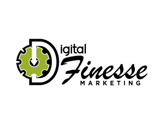Digital Finesse Marketing logo design by done