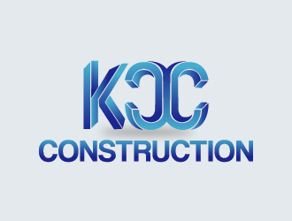 KCC Construction  logo design by czars