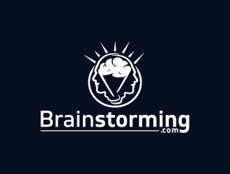 Brainstorming.com logo design by DesignPal