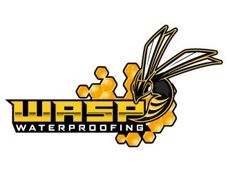 WASP WATERPROOFING logo design by daywalker