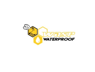 WASP WATERPROOFING logo design by Riyanworks